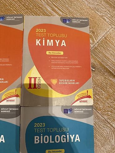 Testlər: Məhsul: DİM “Test Toplusu” kitabları dəsti – Kimya və Biologiya — 3