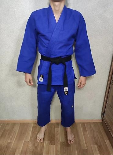 Mizuno judo gi – mavi rəngdə komplekt 2 defe istifadə olunub qalın