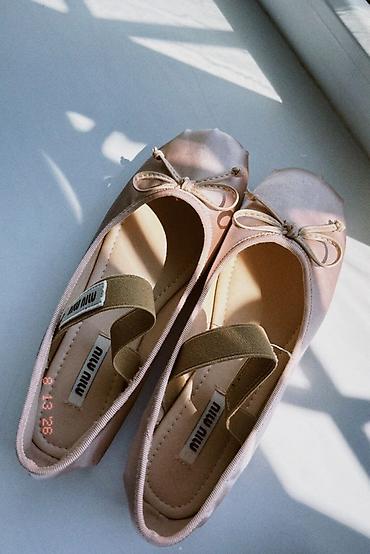 ballet: Балетки Miu Miu в стиле балетных пуант 36 размер - Модель: балетки с — 3