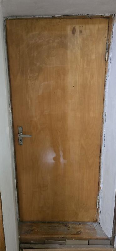 seyf qapilar ve darvazalar: Taxta otaq qapısı – komplekt - Material: ağac (şponlu/taxta lövhə) - — 1