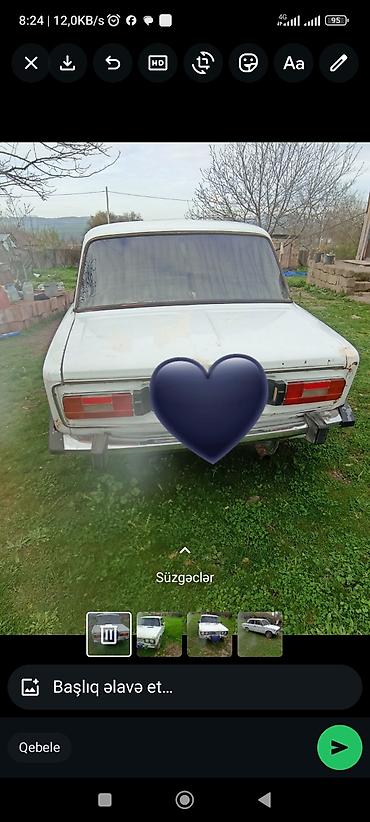 VAZ (LADA): VAZ 2106, ağ rəng, sedan gövdə. - Mühərrik: benzin, karbüratorlu — 3
