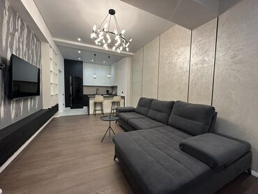 квартира чоң арык: 2 комнаты, 54 м², Элитка, 9 этаж, Дизайнерский ремонт