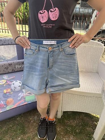 Ženske teksas bermude AMISU - Model: klasične denim bermude sa na lalafo.rs Ženske teksas bermude AMISU - Model: klasične denim bermude sa