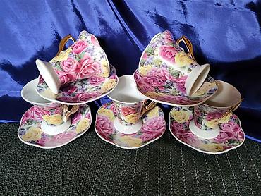 Kuhinjski setovi: Soljice nove,vintaz za kafu. Porcelanske soljice za kafu. Komada 5 u — 2