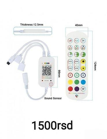 Rasveta: RGB Inteligentan kontroler MIC, MUZIČKI, APP, Bluetooth, IC. LED Strip — 10