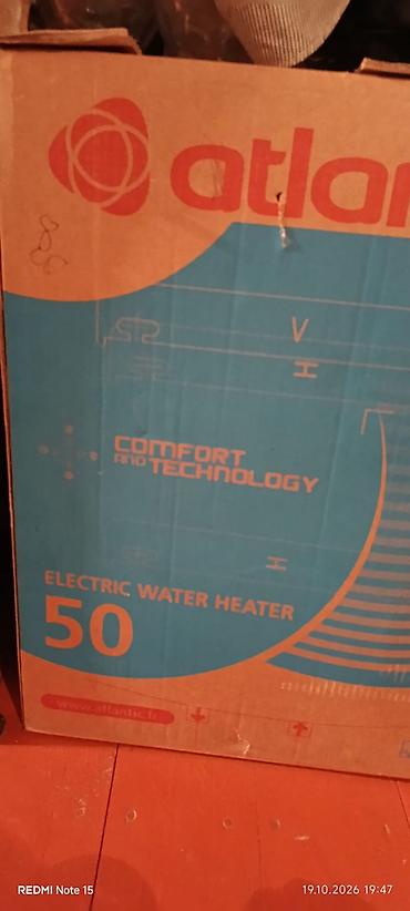 dvd disk oyun: Atlantic elektrik su qızdırıcısı – 50 litr Xüsusiyyətlər: - Tutum: 50 — 1