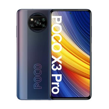 Poco: Poco X3 Pro, 256 GB, rəng - Qara, Face ID, Sənədlərlə