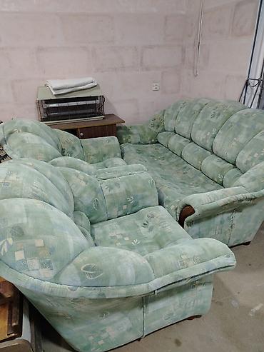 Divanlar: Divan-kravat, İşlənmiş, Açılan, Bazasız, Vеlur parça, Çatdırılma yoxdur — 2
