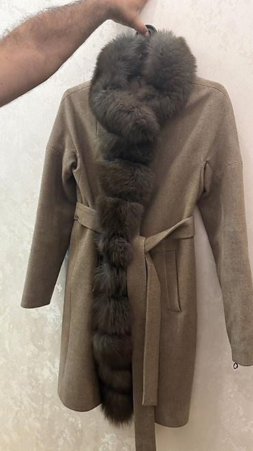 drap paltolar: 🤎 TƏBİİ XƏZLİ ELEGANT PALTO 680 manata alınıb xəzi təbiidir çox gözəl — 4