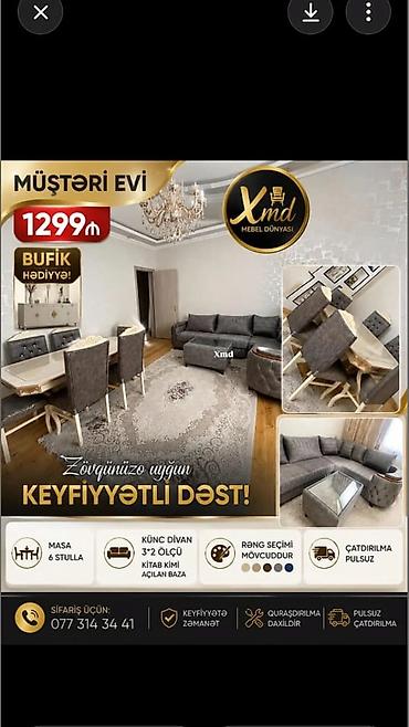 bufiklər: Xmd Mebel Dünyası – Zövqünüzə uyğun keyfiyyətli dəst Dəstin tərkibi — 1