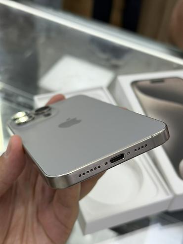 iphone 11 osh: IPhone 15 Pro Max, Б/у, 512 ГБ, Natural Titanium, Коробка, 89 % — 2
