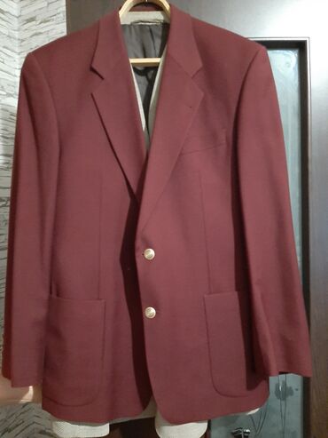342 объявлений | lalafo.kg: Мужские костюмы по 1000 сом (без брюк) Бардовый пиджак легкий весна