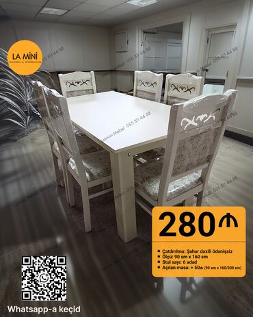 Masa və oturacaq dəstləri: Masa Dəsti - 280 AZN ▪️