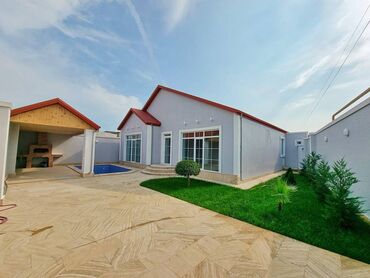 проект дома: Баку, Мярдяканы, 130 м², 4 комнаты, С бассейном, Комби, Газ, Электричество
