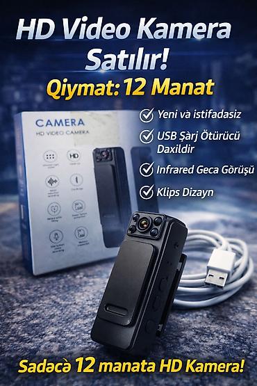 Фото и видеокамеры: HD Video Kamera – mini geyilə bilən model Xüsusiyyətlər: - 1080P Full — 1