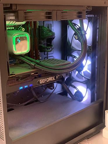 Настольные ПК и рабочие станции: Компьютер, ядер - 14, ОЗУ 32 ГБ, Игровой, Б/у, Intel Core i5, NVIDIA GeForce RTX 3080, NVMe — 4