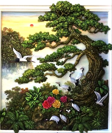 Şəkillər, tablolar: 3D relyef divar dekoru – fərdi əl işi Xidmətin təsviri: - Daxili və — 17