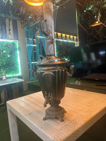 Samovarlar: İşlənmiş Od Samovar, 6 l, Ünvandan götürmə
