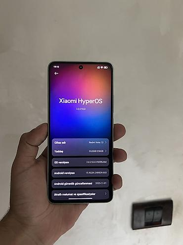Redmi: Redmi Note 13, 256 GB, rəng - Yaşıl, Barmaq izi, Face ID — 4