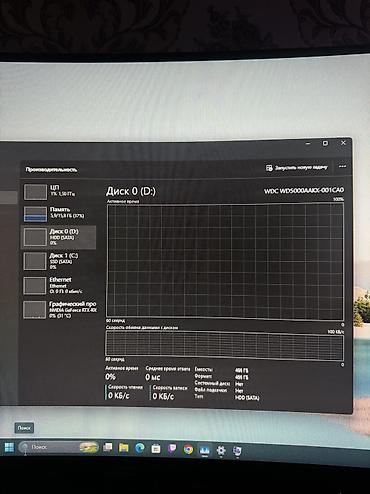 обмен на компьютер: Компьютер, Для работы, учебы, Б/у, Intel Core i5, NVIDIA GeForce RTX 4060, HDD + SSD — 9