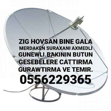 Peyk antenalarının quraşdırılması: Peyk antenalarının quraşdırılması | Quraşdırılma, Təmir, Tənzimlənmə | Zəmanət