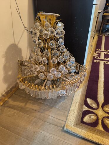 qapi dekoru: Çılçıraq, 10 və daha çox lampa, Metal