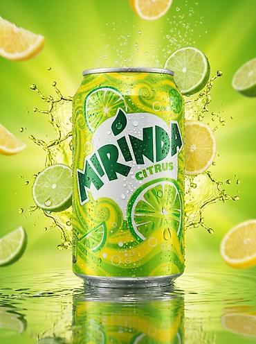 лимон: Mirinda Citrus — освежающий газированный напиток с ярким цитрусовым — 4