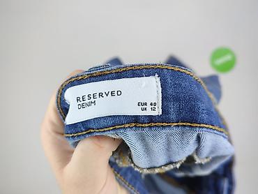 trampki biale h: Reserved, Jeansy damskie, rozmiar M — 4