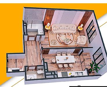 Новостройки от застройщика: Строится, Индивидуалка, 1 комната, 48 м² — 2