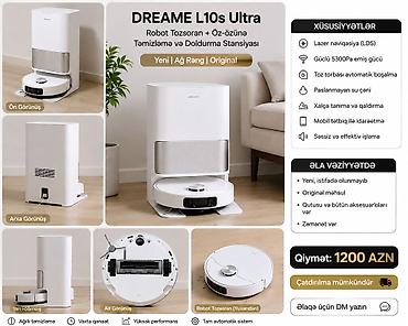 loona robot: Dreame robot tozsoran və avtomatik baza stansiyası - 2-in-1 — 1