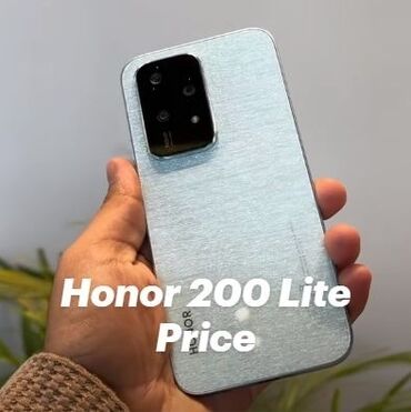 iphone x 256gb: Honor 200 Lite, 256 GB, rəng - Bej, Barmaq izi, İki sim kartlı, Face ID