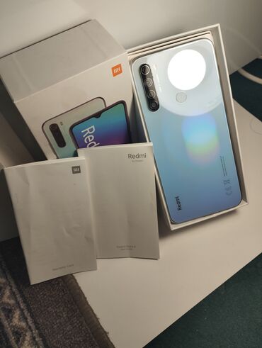 телефоны редми 9: Xiaomi, Redmi Note 8, 64 ГБ, цвет - Белый, 2 SIM