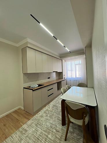 сдаю квартиру баят: 1 комната, 43 м², Асанбай мкр Элитка, 12 этаж, Дизайнерский ремонт — 1