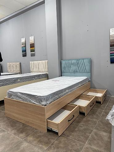ikinci el raskladuska: Yeni, Təknəfərlik çarpayı, Bazasız, Matras ilə, Siyirməli, Azərbaycan — 2