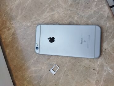 ayfon telfonları: IPhone 6s, 16 GB, Natural Titanium, Qırıq, Barmaq izi, Face ID