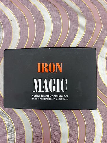 Чай, кофе, напитки: IRON MAGIC – Bitkisel Qarışıqlı İçəcək Tozu 1 aya 10 kq kokelme 5 eded — 1