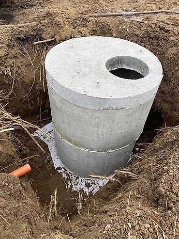 Железобетонные (ЖБИ) кольца для септика: Железобетонное (ЖБИ) кольцо для септика Размер: 110 x 90 x 8 см, Бесплатная установка, В розницу — 6