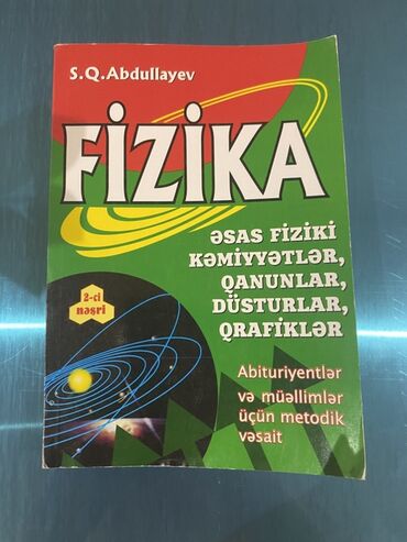 Çəngəllər: Fizika fənnindən S. Q. Abdullayev tərəfindən yazılmış vəsait satılır