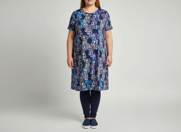 luźne sukienki plus size: Сукня жіноча, розмір 6XL