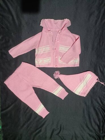 женская одежда двойка: Комплект, цвет - Розовый, Б/у