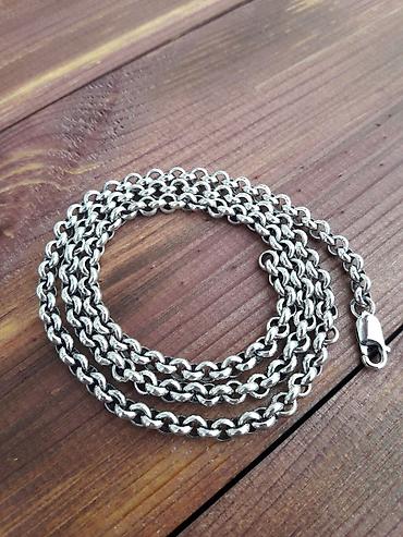 Серебряные цепочки: Серебряная цепь Рамзес 75 грамм 53 см Ручная работа Изготовлен под — 27