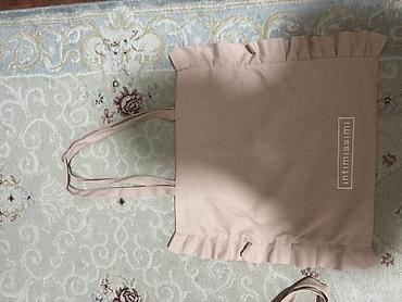 Шопперы: Шоппер Intimissimi из ткани, нежно‑розовый (пудровый) цвет. - Формат — 9