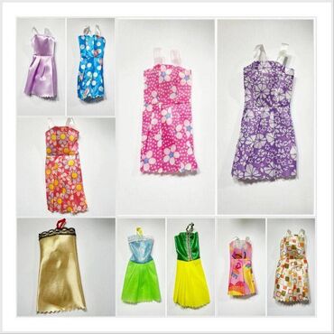 Другая женская одежда: Модные платья ручной работы для кукол Барби, цена за 1 шт