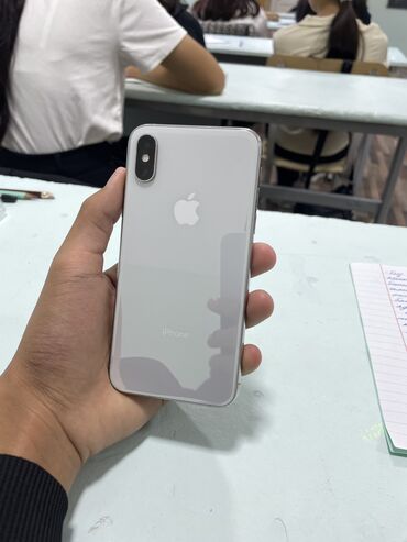 камера iphone: IPhone Xs, Колдонулган, 64 ГБ, Ак, Коргоочу айнек, Каптама, 78 %