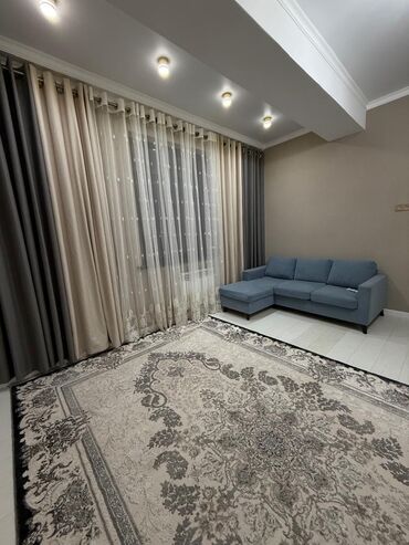 квартир токмок: 2 комнаты, 60 м², Элитка, 13 этаж, Дизайнерский ремонт