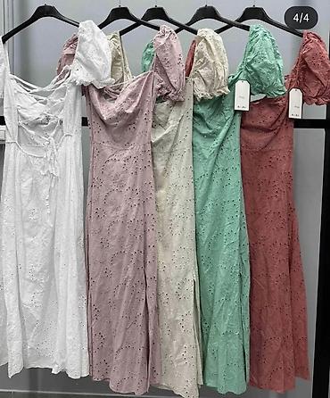 elegant 2000: Haljina od pamučnog broderi anglaise platna sa ženstvenim krojem i — 4