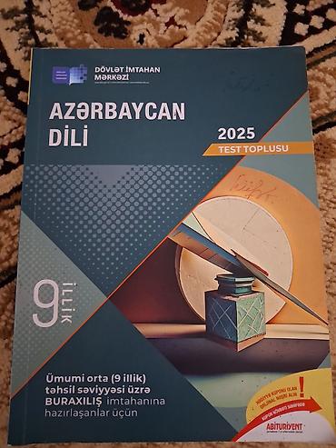 Testlər: Məhsul: “Azərbaycan dili – 2025 Test Toplusu” (Dövlət İmtahan Mərkəzi) — 1