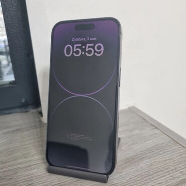 мобильные телефоны редми: IPhone 14 Pro Max, Б/у, 256 ГБ, Deep Purple, Защитное стекло, Чехол, Коробка, 87 %
