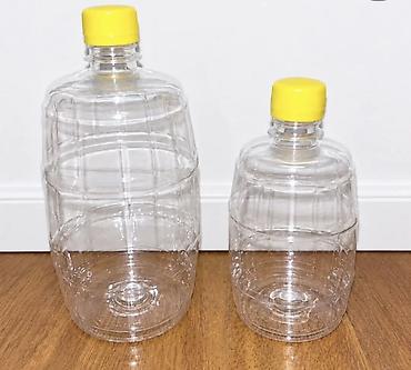 saxlama qab: Plastik butulkalar və qablar Müxtəlif həcm və formalarda şəffaf — 2