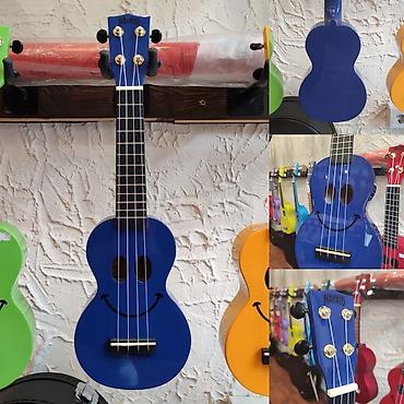 rock gitara: Ukulele Mahalo U-SMILE BU Simlərin sayı: 4 Üst:Sengon Qol: Jabon Çanta — 1